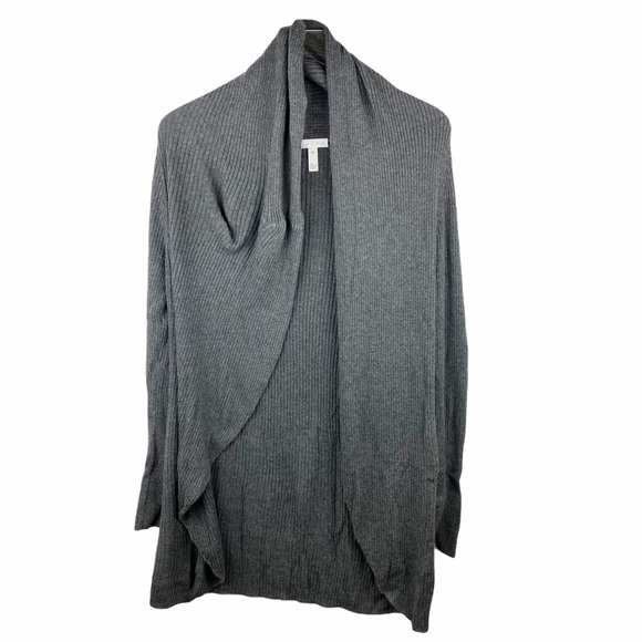 Anthropologie Sweaters - Anthropologie Leith Draped Knit Open Wool Blend Cardigan Duster XS